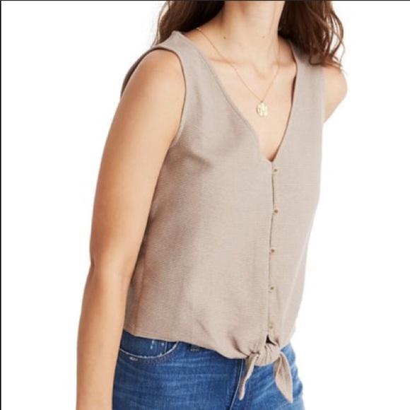 Madewell Tops - Madewell Tan Tank Size Medium
